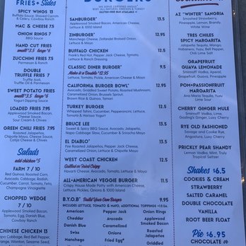 Zinburger - Menu - Burgers Near Me - Tucson, Arizona Zinburger - Menu - Burgers Near Me - Tucson, Arizona