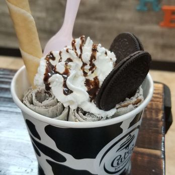 Cate's Corner - Oreo rolled ice cream. - Ice Cream & Frozen Yogurt Near Me - Paramount, California