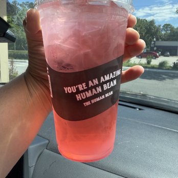 The Human Bean - Watermelon refresher - Coffee & Tea Near Me - Winter Springs, Florida