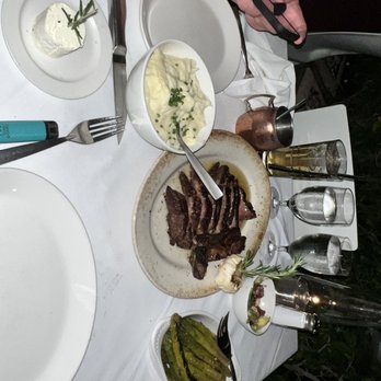 Prime One Twelve - oz . Bone - In Rib Eye , Grilled Asparagus , Roasted Garlic Mash - Steakhouses Near Me - Miami Beach, Florida Prime One Twelve - oz . Bone - In Rib Eye , Grilled Asparagus , Roasted Garlic Mash - Steakhouses Near Me - Miami Beach, Florida