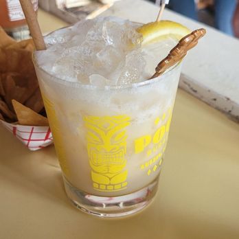 Pool Burger - Tradewinds drink - Tiki Bars Near Me - Austin, Texas
