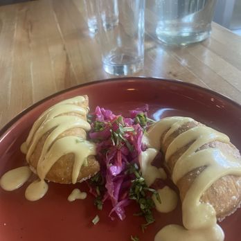 Mestizo - Beyond Meat Empanada (2) (V) - Latin American Near Me - Portland, Oregon Mestizo - Beyond Meat Empanada (2) (V) - Latin American Near Me - Portland, Oregon