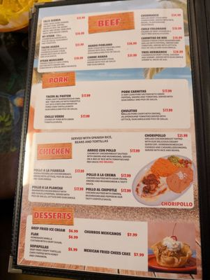 Menu photo 3 Brisas del Mar Fort Pierce, FL