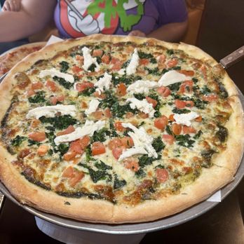 Lido's Restaurant & Pizzeria - "Burratini" (burrata, garlic spinach, mozzarella, cherry tomatoes, basil pesto) - Pizza Near Me - Meriden, Connecticut