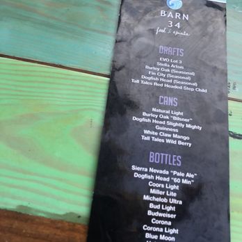 Barn 34 - Drinks - Bars Near Me - Ocean City, Maryland