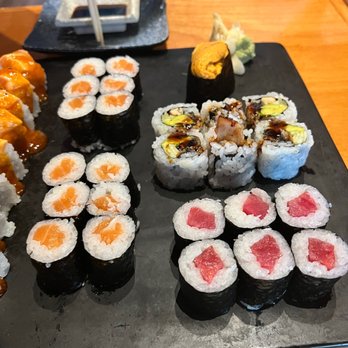 Sushi Kafe - Salmon Roll Tuna Roll Green River Roll Unagi Don - Sushi Bars Near Me - Rochester Hills, Michigan Sushi Kafe - Salmon Roll Tuna Roll Green River Roll Unagi Don - Sushi Bars Near Me - Rochester Hills, Michigan
