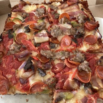 Pizzeria da Laura - A Detroit style crust with "Chi Town" toppings. - Pizza Near Me - Berkeley, California