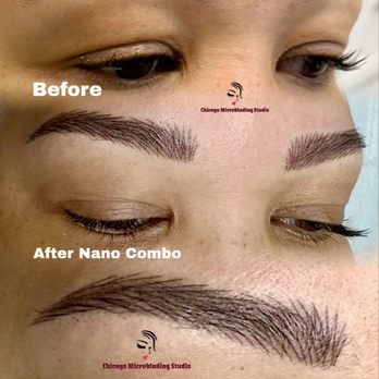 Chicago Microblading Studio - Cover up old microblading with Nano Combo brows - Permanent Makeup Near Me - Chicago, Illinois