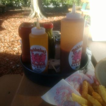 Bubbalou's Bodacious BBQ - All the sauces - Barbeque Near Me - Altamonte Springs, Florida