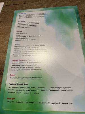 Menu photo 1 Madai Thai & Sushi Miami, FL Menu photo 1 Madai Thai & Sushi Miami, FL