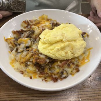 Butters Pancakes & Cafe - Mayo Blvd - Bacon mushroom onion skillet - Breakfast & Brunch Near Me - Phoenix, Arizona