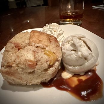 Jo's American Bistro - Cinnamon Peach Bread Pudding - New American Near Me - Newport, Rhode Island
