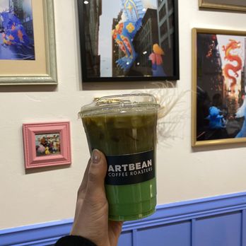 Artbean Coffee - Pandan Latte - Art Galleries Near Me - New York, New York Artbean Coffee - Pandan Latte - Art Galleries Near Me - New York, New York