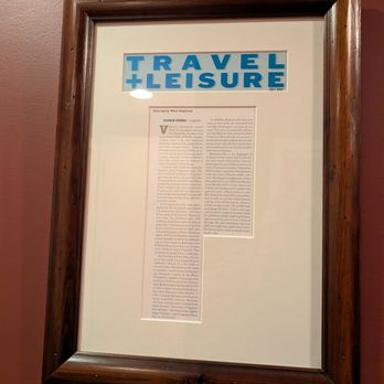 Barboursville Vineyards - Framed articles lined the wall to the bathroom - Wineries Near Me - Barboursville, Virginia Barboursville Vineyards - Framed articles lined the wall to the bathroom - Wineries Near Me - Barboursville, Virginia