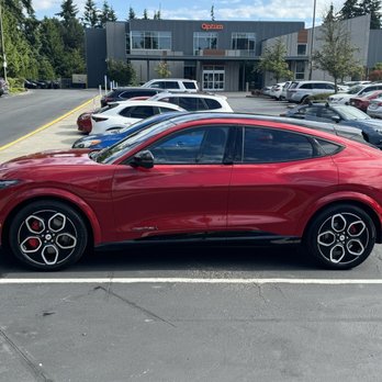 MVP Mobile Detail Services - 2023 Mustang Mach E GT Rapid Red - Auto Detailing Near Me - Bellevue , Washington