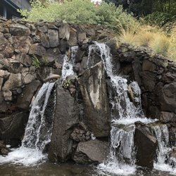 Hood River City Stairs - Waterfall where the stairs begin