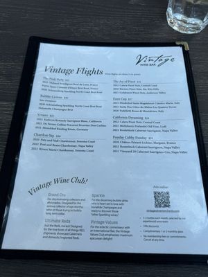 Menu photo 6 Vintage Wine Bar San Jose, CA Menu photo 6 Vintage Wine Bar San Jose, CA