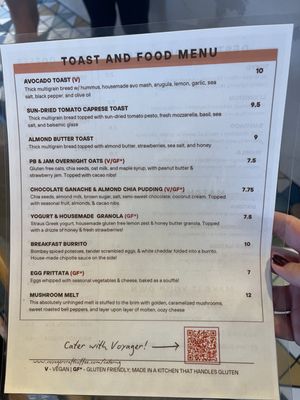 Menu photo 6 Voyager Craft Coffee Santa Clara, CA