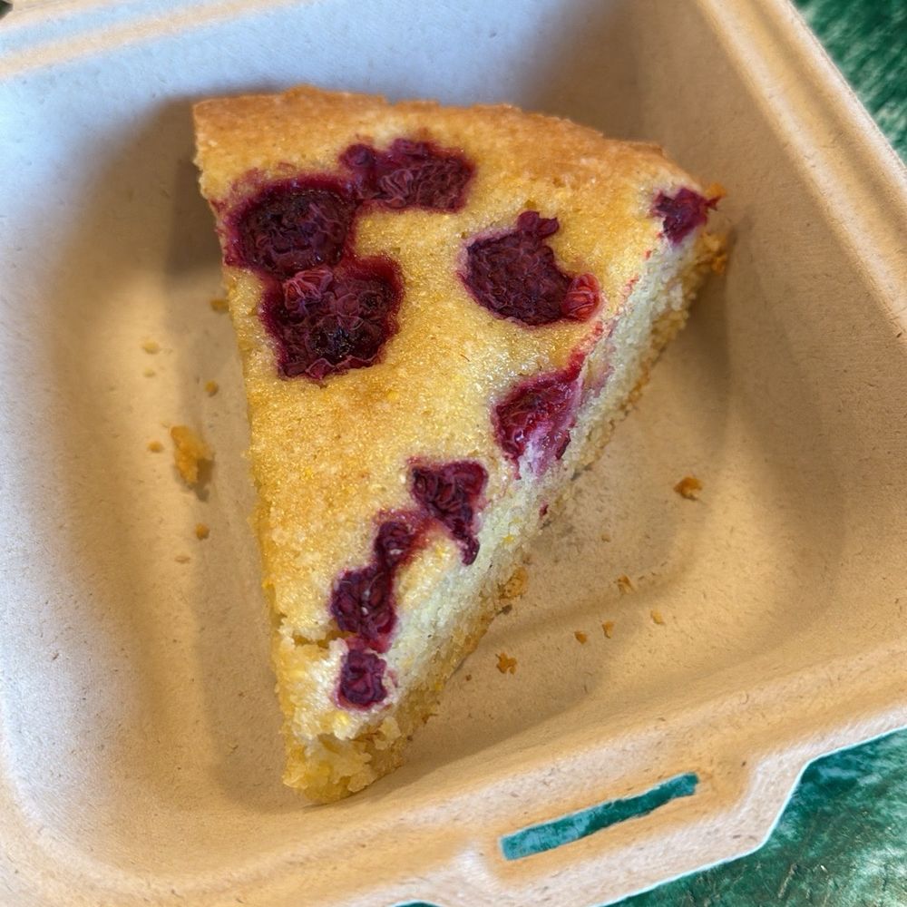 Cafe Desta - Raspberry almond cake - Coffee & Tea Near Me - Tucson, Arizona