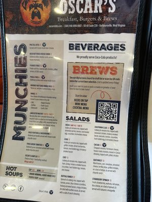 Menu photo 2 Oscar's Breakfast, Burgers & Brews Barboursville, WV Menu photo 2 Oscar's Breakfast, Burgers & Brews Barboursville, WV