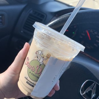 Stan's Donuts & Coffee - A tiny iced coffee.   With an up charge for a shot of Carmel. - Donuts Near Me - Orland Park, Illinois