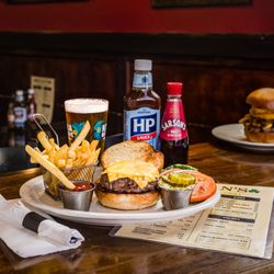 Ryans Irish Bar & Grill - Classic cheeseburger and fries done right!