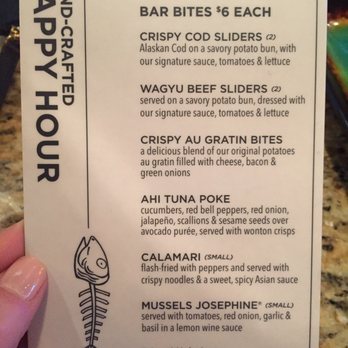 Bonefish Grill - Current HH menus for food $6 everything listed (July 2017) - Seafood Near Me - Las Vegas, Nevada