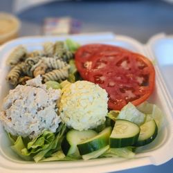 Vince'S Sandwich Shop - Chicken and egg salad plate