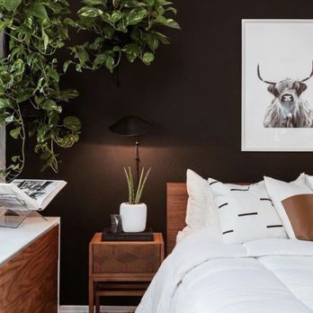 Built By Grundy - a bedroom with a bed and a plant - General Contractors Near Me Built By Grundy - a bedroom with a bed and a plant - General Contractors Near Me