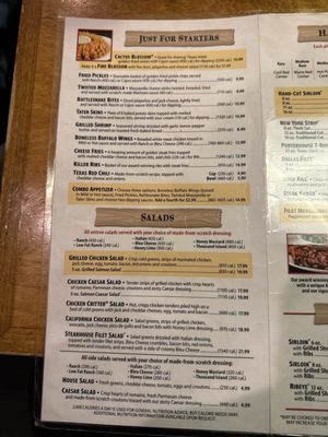 Menu photo 2 Texas Roadhouse Oceanside, CA