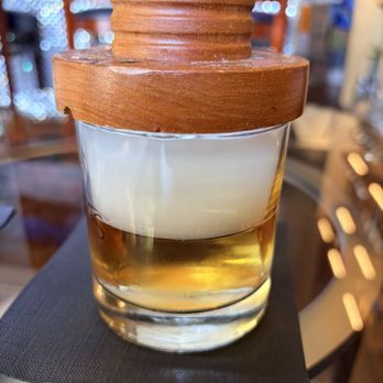 Baxters Restaurant & Bar - House whisky over ice smoked with hickory at the table. - Bars Near Me - Benicia, California