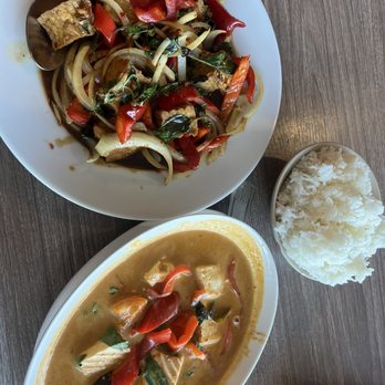 Thai Addict Cuisine - 54. Panang Curry 56. Spicy Basil white rice - Thai Near Me - Buena Park, California Thai Addict Cuisine - 54. Panang Curry 56. Spicy Basil white rice - Thai Near Me - Buena Park, California