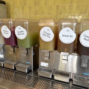 CAVA - Option of juices - Mediterranean Near Me - Brea, California