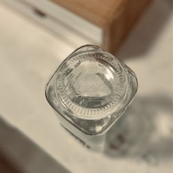 Marshalls - Price sticker conveniently positioned to cover up the crack on the bottom of the mason jar.