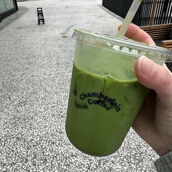 Chamberlain Coffee - Matcha with honey and almond milk. - Coffee & Tea Near Me - Los Angeles, California Chamberlain Coffee - Matcha with honey and almond milk. - Coffee & Tea Near Me - Los Angeles, California