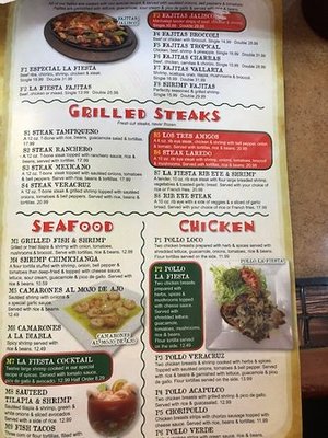 Menu photo 2 La Fiesta Mexican Restaurant Chickasha, OK Menu photo 2 La Fiesta Mexican Restaurant Chickasha, OK