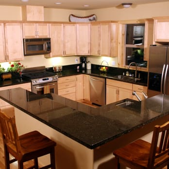 GLA Morris Construction - a kitchen with granite counter tops - General Contractors Near Me - Truckee, California GLA Morris Construction - a kitchen with granite counter tops - General Contractors Near Me - Truckee, California
