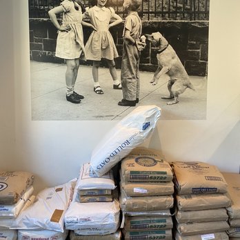 Bonrue Bakery - a group of children playing with bags of flour - Bakeries Near Me - St George, Utah