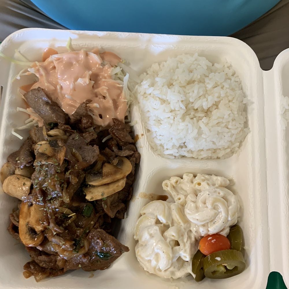 HawaU - Beef Bulgogi, cabbage with dressing, macaroni salad and rice. - Fast Food Near Me - Manassas, Virginia HawaU - Beef Bulgogi, cabbage with dressing, macaroni salad and rice. - Fast Food Near Me - Manassas, Virginia