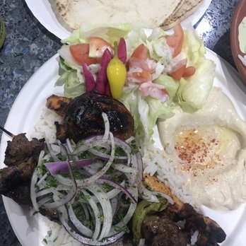 Al Basch Chicken - Mix Kabab Plate - Mediterranean Near Me - Los Angeles, California Al Basch Chicken - Mix Kabab Plate - Mediterranean Near Me - Los Angeles, California