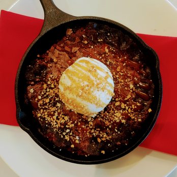 Gusto Handcrafted Pasta & Pizza - Warm Skillet Triple Chocolate Brownie
madagascar vanilla gelato + caramel sauce + amaretti cookie dust - Pasta Shops Near Me - Seaside, California Gusto Handcrafted Pasta & Pizza - Warm Skillet Triple Chocolate Brownie
madagascar vanilla gelato + caramel sauce + amaretti cookie dust - Pasta Shops Near Me - Seaside, California