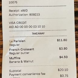 The 3.75% credit card fee is highway robbery. The 3.75% credit card fee is highway robbery.