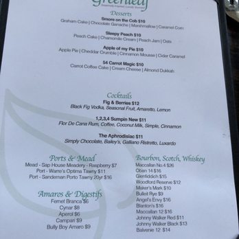 Greenleaf - Dessert menu - American Near Me - Milford, New Hampshire Greenleaf - Dessert menu - American Near Me - Milford, New Hampshire