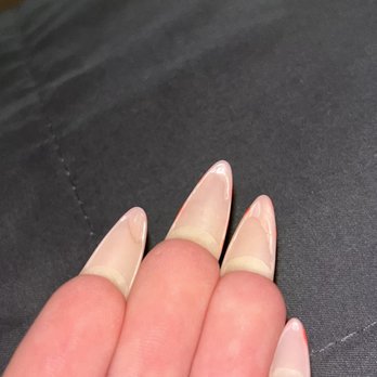 Coco Nail Bar - Acrylic not filed down properly - Nail Salons Near Me - San Antonio, Texas