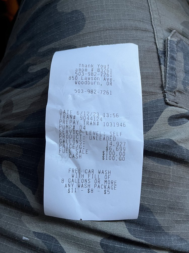 AMPM Updated May 2024 850 Lawson Ave, Woodburn, Oregon Gas