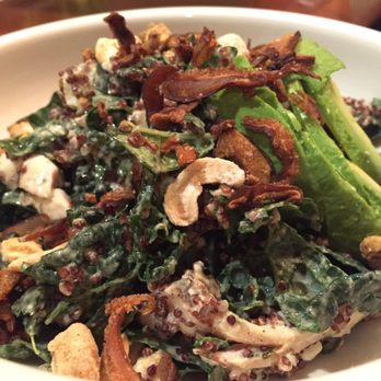 Marketplace Cafe at Nordstrom - Kale quinoa chicken salad with glazed cashews (I added avocados of course) - Cafes Near Me - Mclean, Virginia Marketplace Cafe at Nordstrom - Kale quinoa chicken salad with glazed cashews (I added avocados of course) - Cafes Near Me - Mclean, Virginia