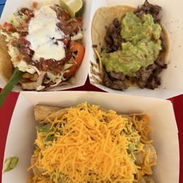 Rolled tacos, shrimp taco, carne asada taco Rolled tacos, shrimp taco, carne asada taco