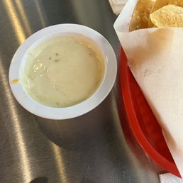 Queso with chips Queso with chips