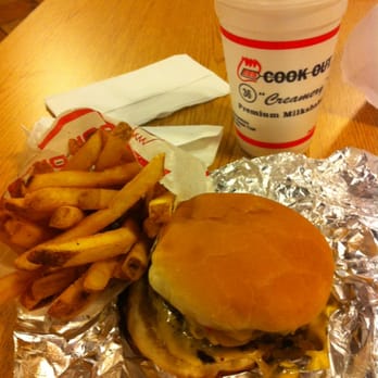 Cook Out - Pretty good burger, fries and shake! - American Near Me - Columbia, South Carolina Cook Out - Pretty good burger, fries and shake! - American Near Me - Columbia, South Carolina