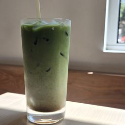 hojicha matcha latte